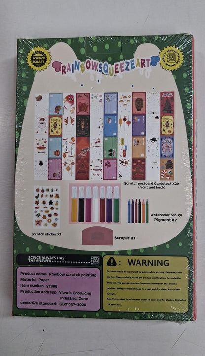 रेनबो डॉट पेंटिंग आर्ट किट (105 पीस / 3 बॉक्स)