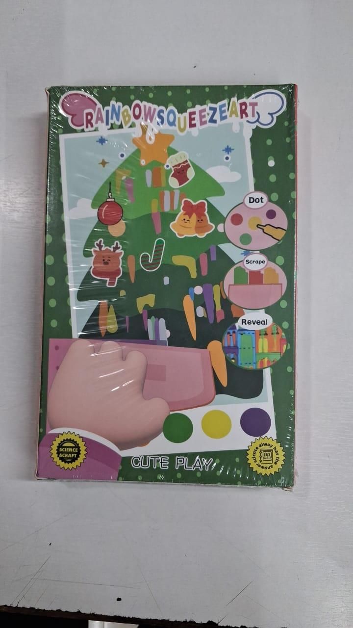 रेनबो डॉट पेंटिंग आर्ट किट (105 पीस / 3 बॉक्स)